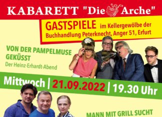 Das Kabarett „Die Arche“ zu Gast in der Buchhandlung Peterknecht