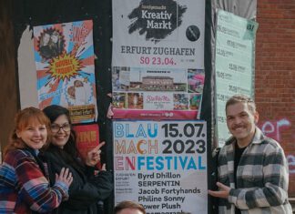 Erfurt hat Lust auf Blaumachen: Musikfestival kooperiert mit lokaler Kunstszene