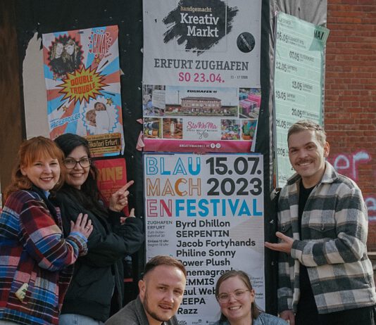 Erfurt hat Lust auf Blaumachen: Musikfestival kooperiert mit lokaler Kunstszene