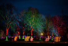 Winterleuchten verzaubert egapark mit Licht und Fantasie