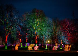 Winterleuchten verzaubert egapark mit Licht und Fantasie