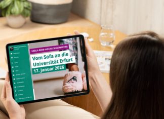 Universität Erfurt lädt zum Early-Bird-Hochschulinfotag ein